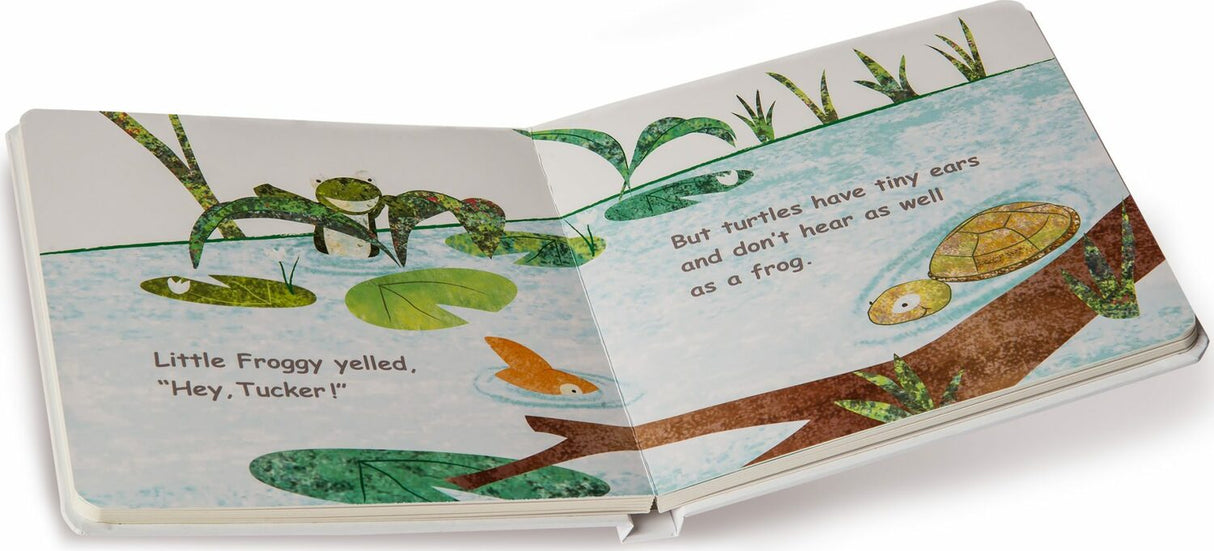 "Little Froggy Takes A Big Leap!" Board Book  8x8"