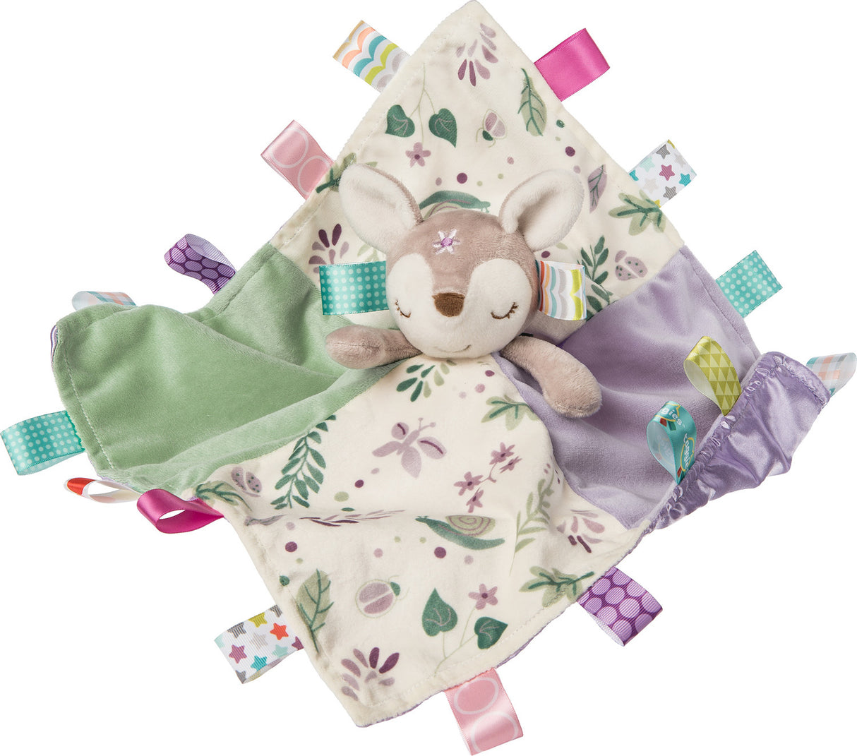 Taggies Flora Fawn Character Blanket - 13x13"