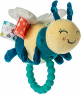 Taggies Fuzzy Buzzy Bee Teether Rattle - 5"