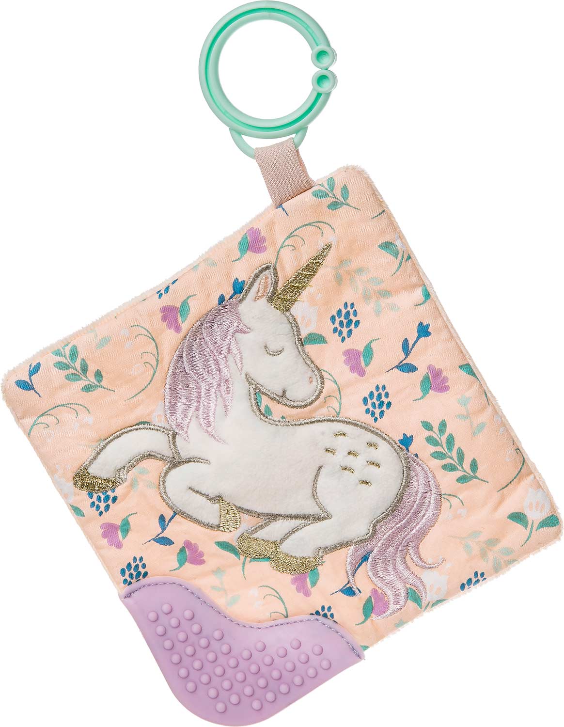 Twilight Baby Unicorn Crinkle Teether - 6x6"