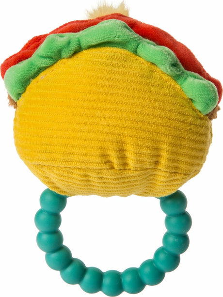 Sweet Soothie Chewy Taco Teether Rattle - 5"