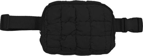 Black Puffer Waist Bag