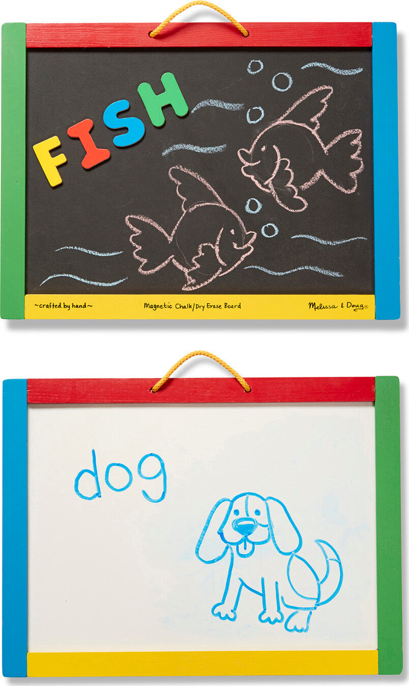 Magnetic Chalkboard and Dry-Erase Board