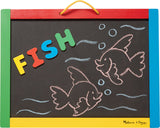 Magnetic Chalkboard and Dry-Erase Board