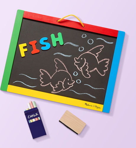 Magnetic Chalkboard and Dry-Erase Board