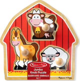 Barnyard Animals Jumbo Knob Puzzle - 3 Pieces