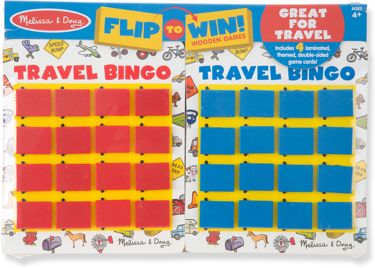 Flip to Win Travel Bingo Travel Game