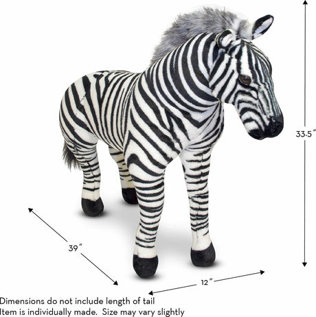 Zebra Giant Stuffed Animal