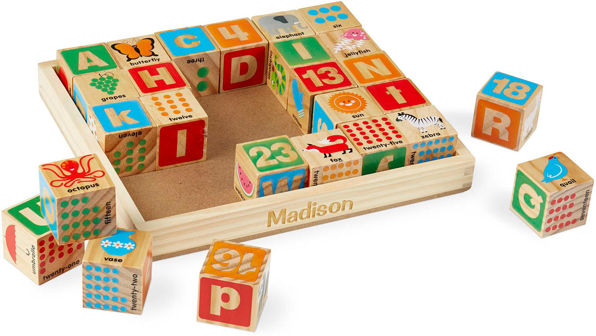 ABC/123 Wooden Blocks