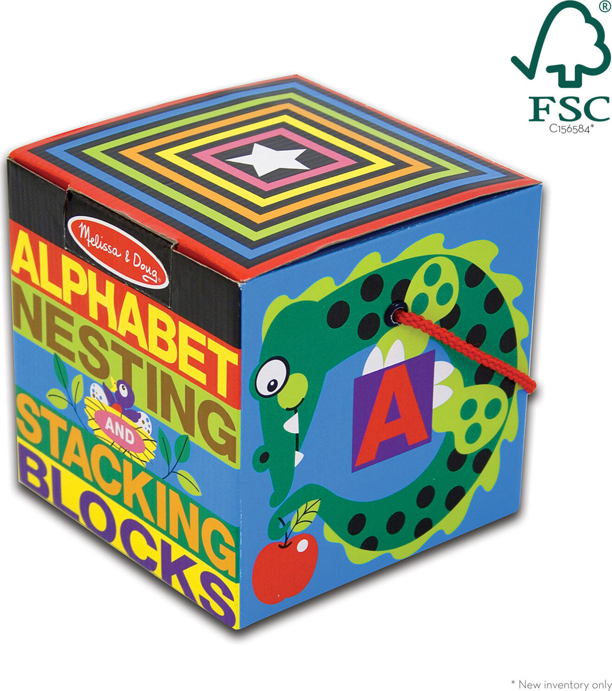 Alphabet Nesting and Stacking Blocks