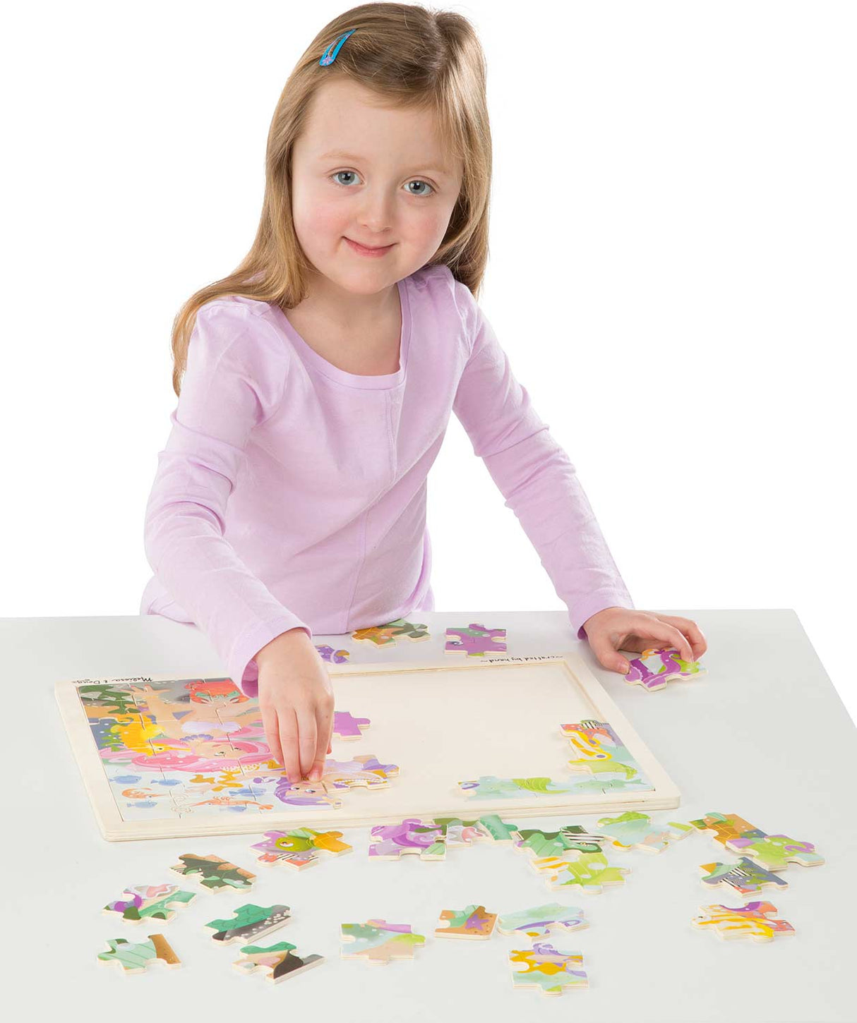 Mermaid Fantasea Wooden Jigsaw Puzzle - 48 pieces