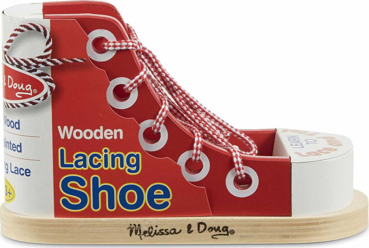 Wooden Lacing Shoe