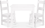 Wooden Table & Chairs - White