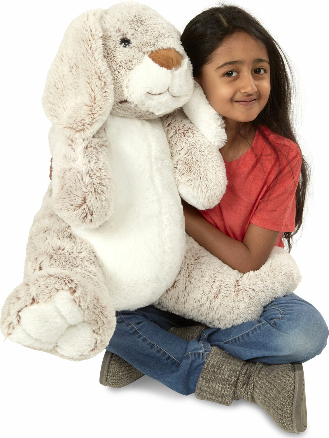 Jumbo Burrow Bunny Stuffed Plush Animal