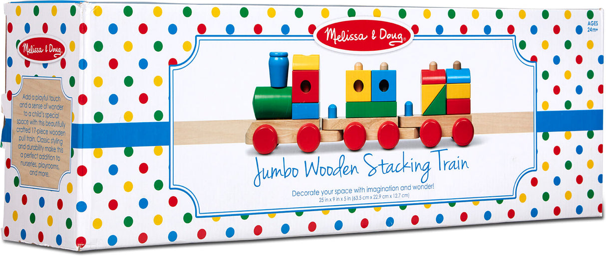 Jumbo Wooden Stacking Train - Classic