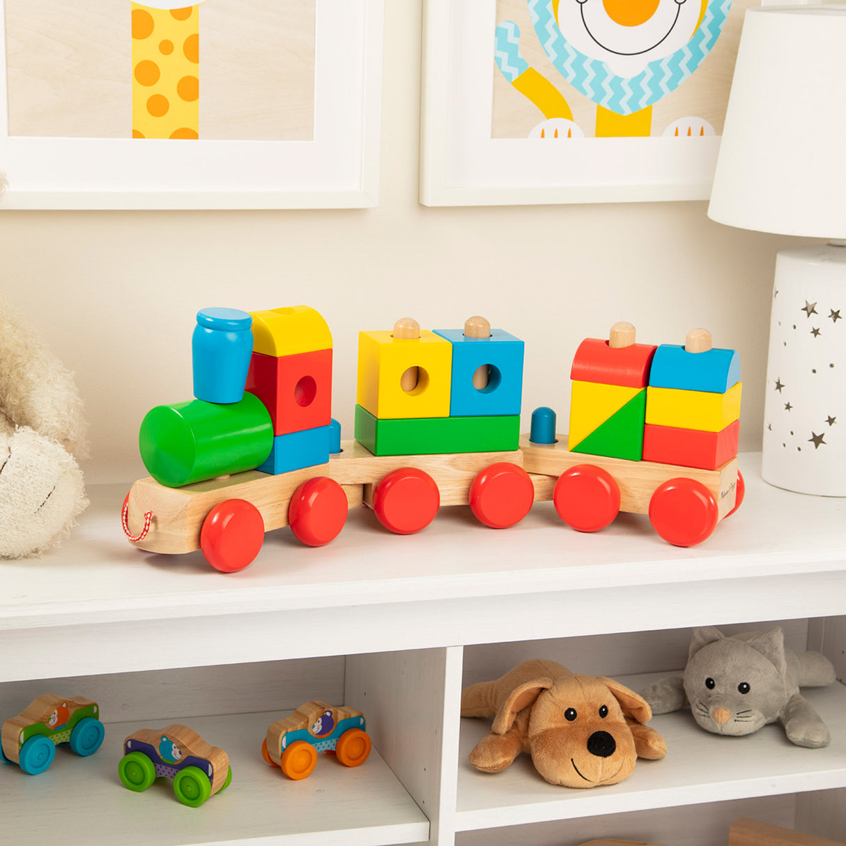 Jumbo Wooden Stacking Train - Classic