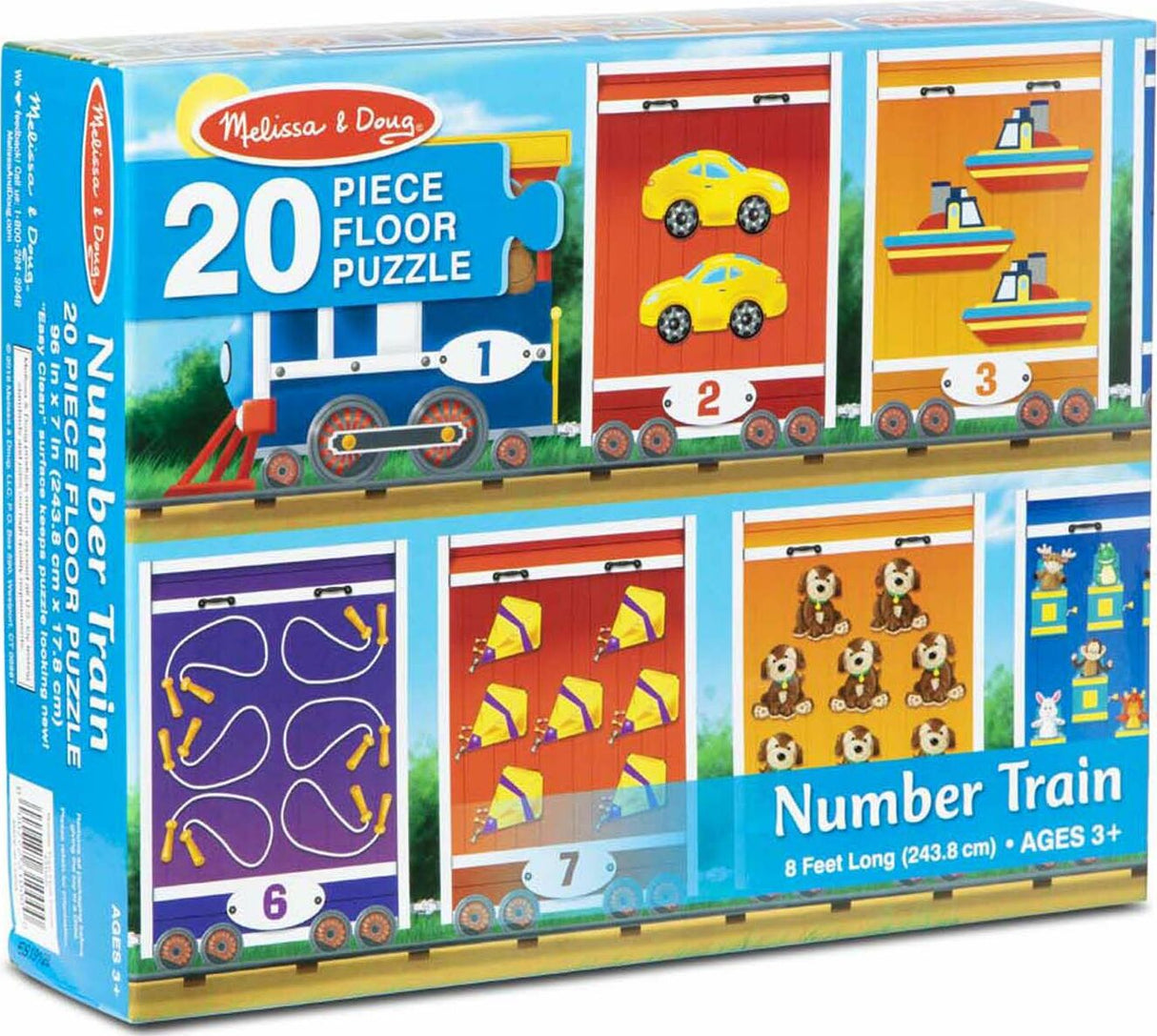 Number Train Floor Puzzle