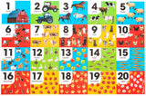 Farm Number Floor Puzzle