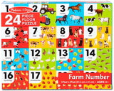 Farm Number Floor Puzzle