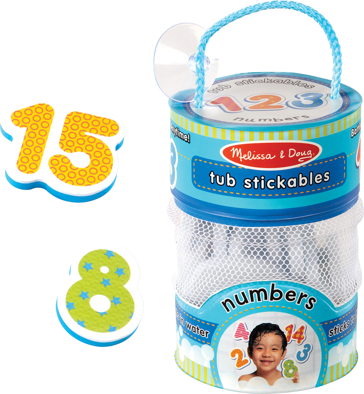 Tub Stickables - Numbers Soft Shapes Bath Toy