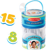 Tub Stickables - Numbers Soft Shapes Bath Toy