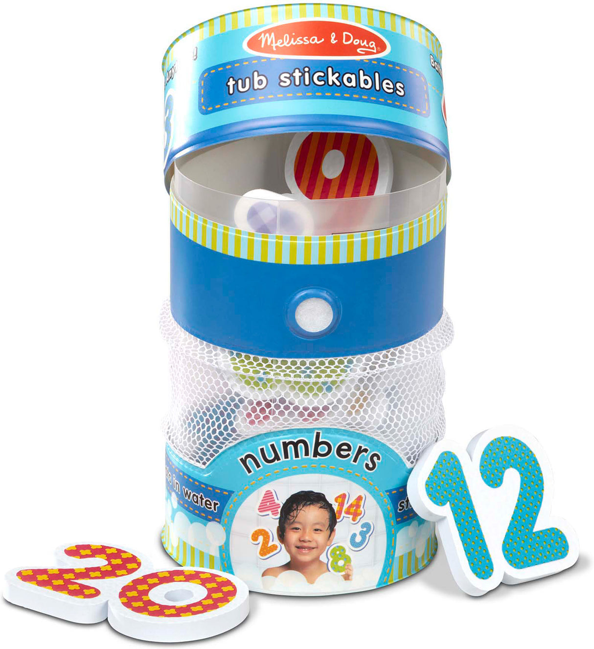 Tub Stickables - Numbers Soft Shapes Bath Toy