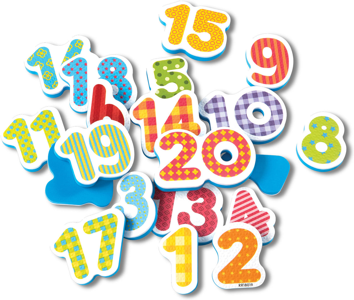 Tub Stickables - Numbers Soft Shapes Bath Toy