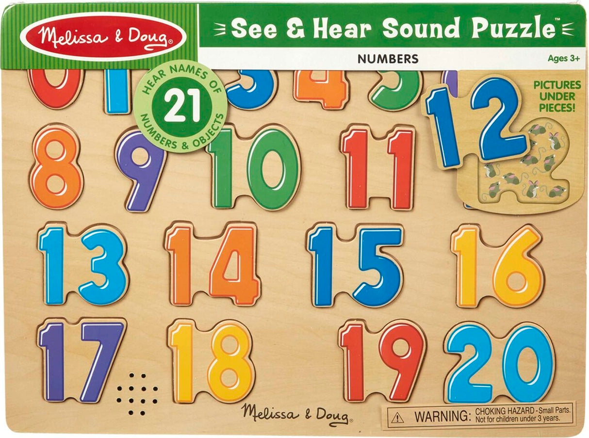 Numbers Sound Puzzle - 21 Pieces