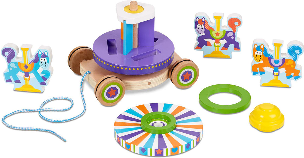 First Play Carousel Pull Toy