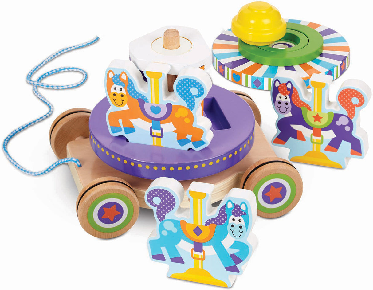 First Play Carousel Pull Toy