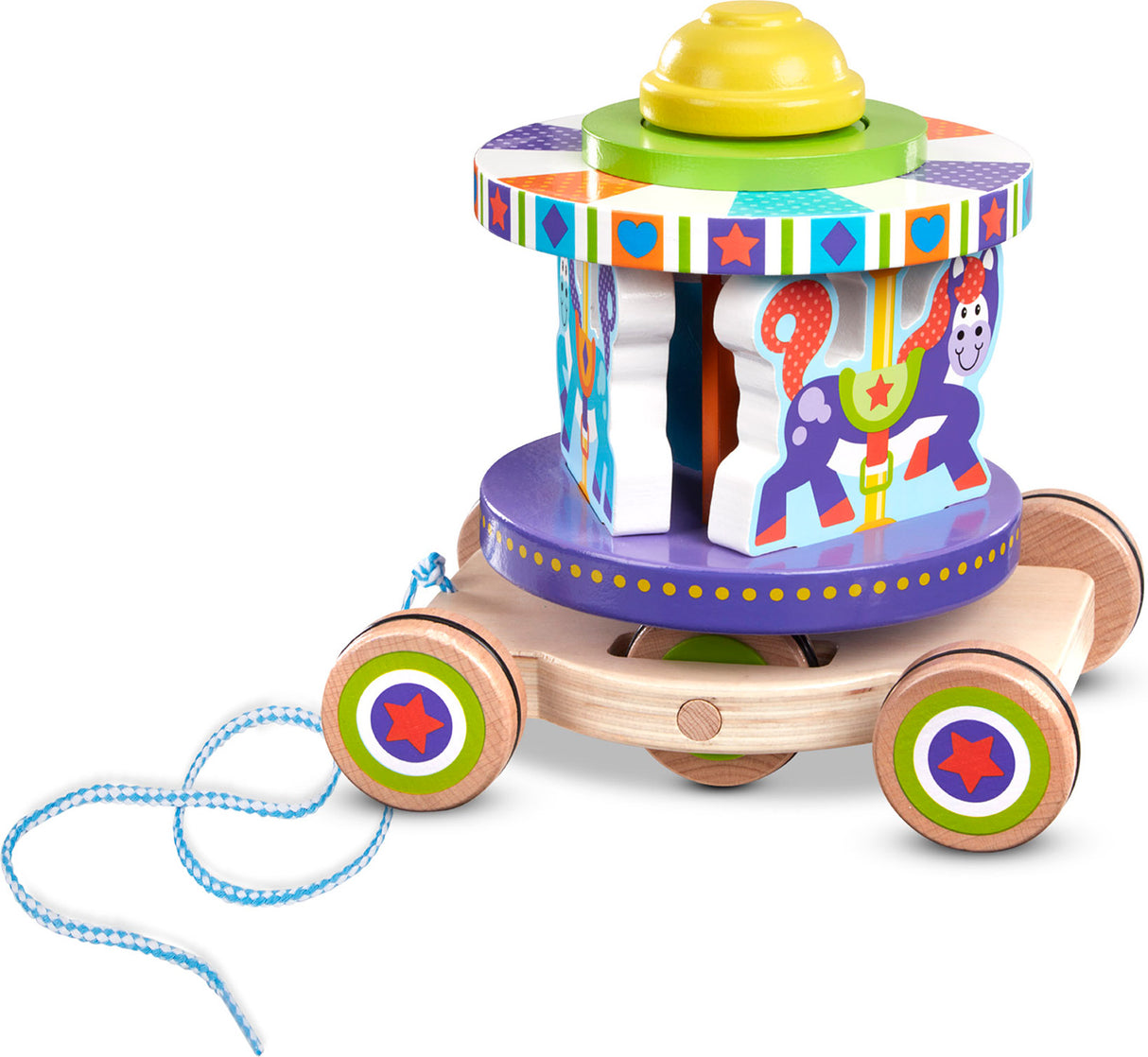 First Play Carousel Pull Toy