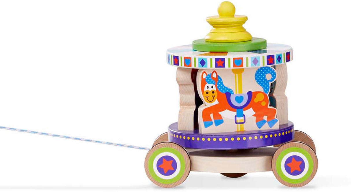 First Play Carousel Pull Toy