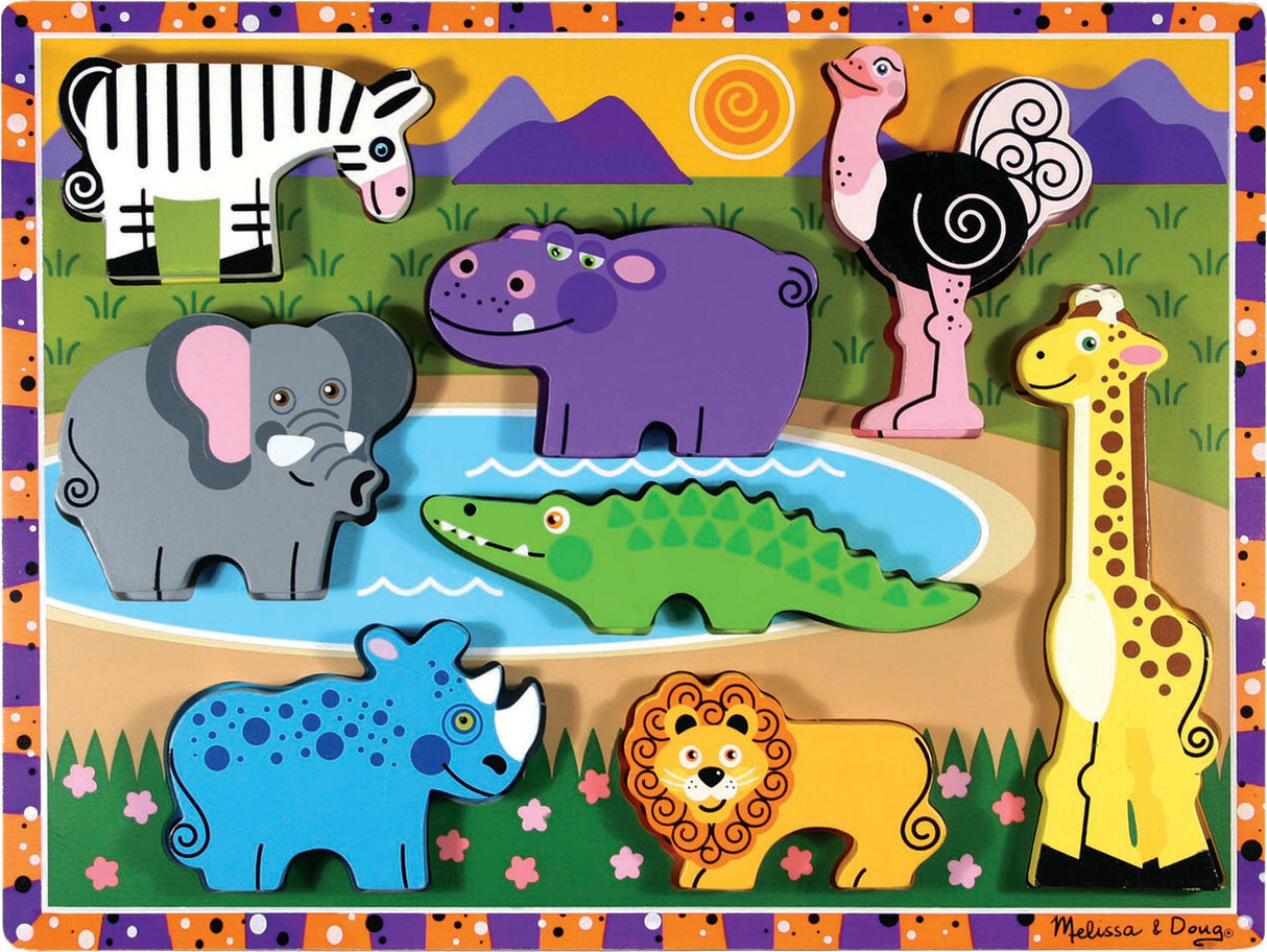 Safari Chunky Puzzle - 8 Pieces