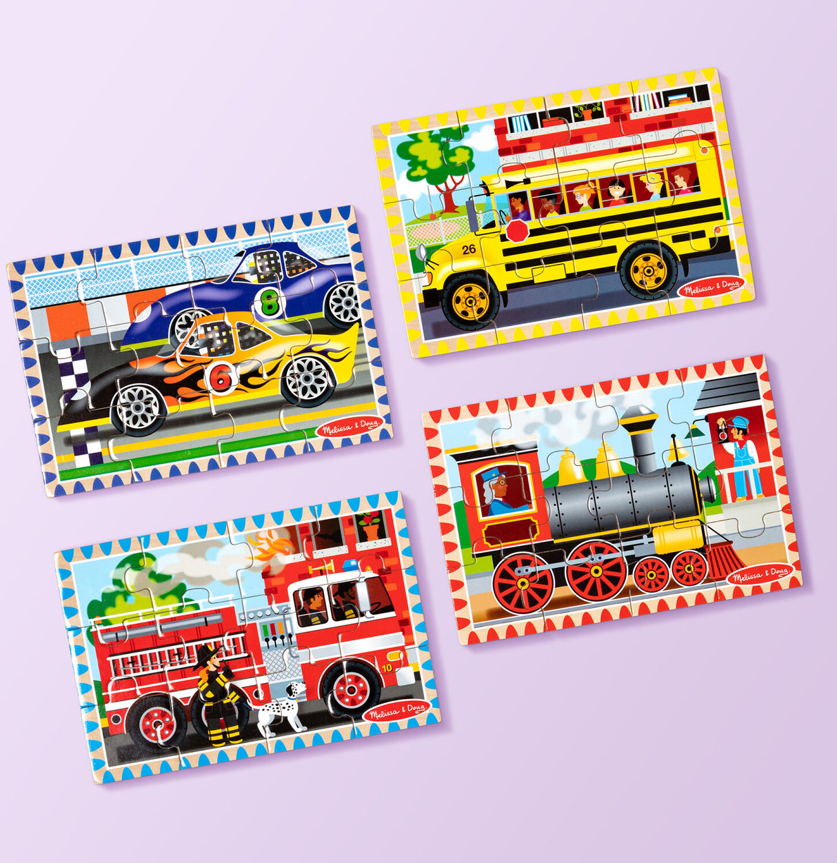 Vehicles Jigsaw Puzzles in a Box