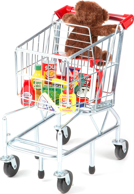 Shopping Cart Toy - Metal Grocery Wagon