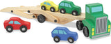 Car Carrier Truck & Cars Wooden Toy Set