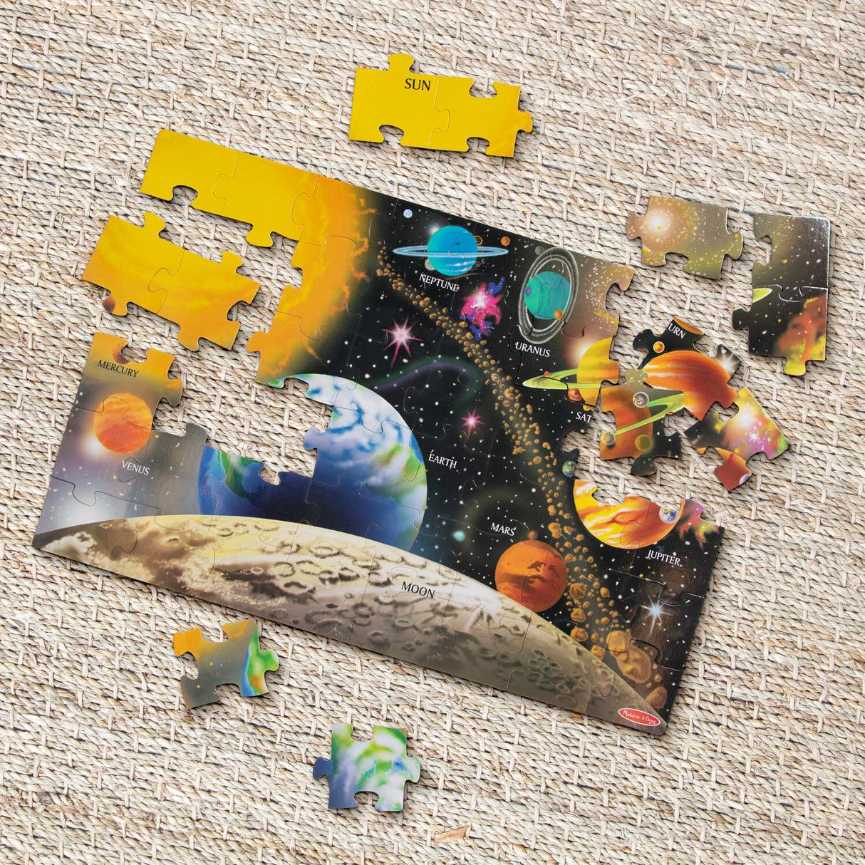 Solar System Floor Puzzle - 48 Pieces