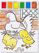 Farm Animals Paint with Water Kids' Art Pad