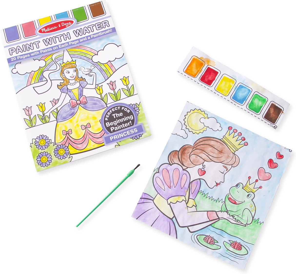 Princess Paint with Water Kids' Art Pad