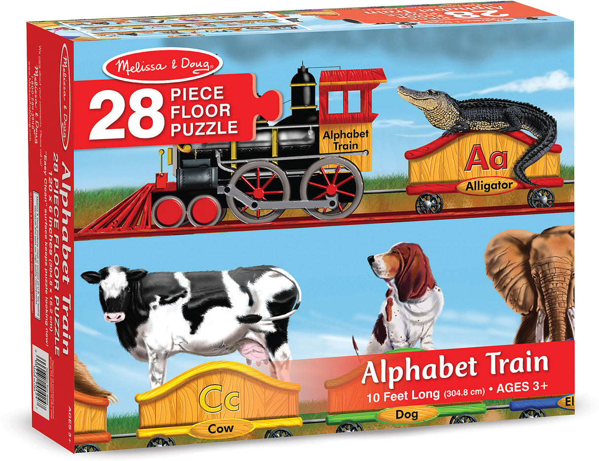 Alphabet Train Floor Puzzle - 28 Pieces