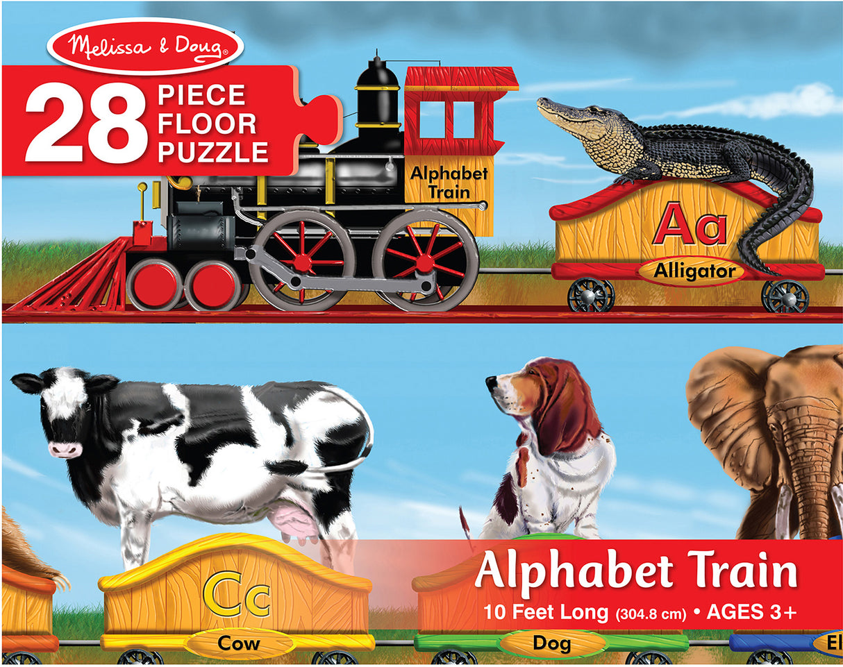 Alphabet Train Floor Puzzle - 28 Pieces