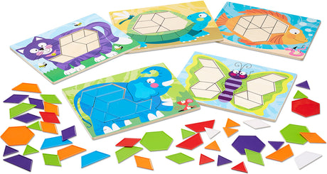 Animal Pattern Blocks Set