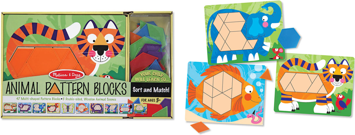 Animal Pattern Blocks Set