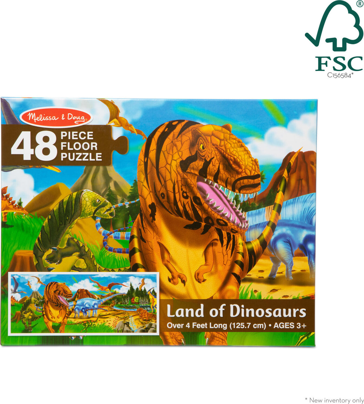 Land of Dinosaurs Floor Puzzle - 48 Pieces