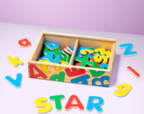 Wooden Letter Alphabet Magnets