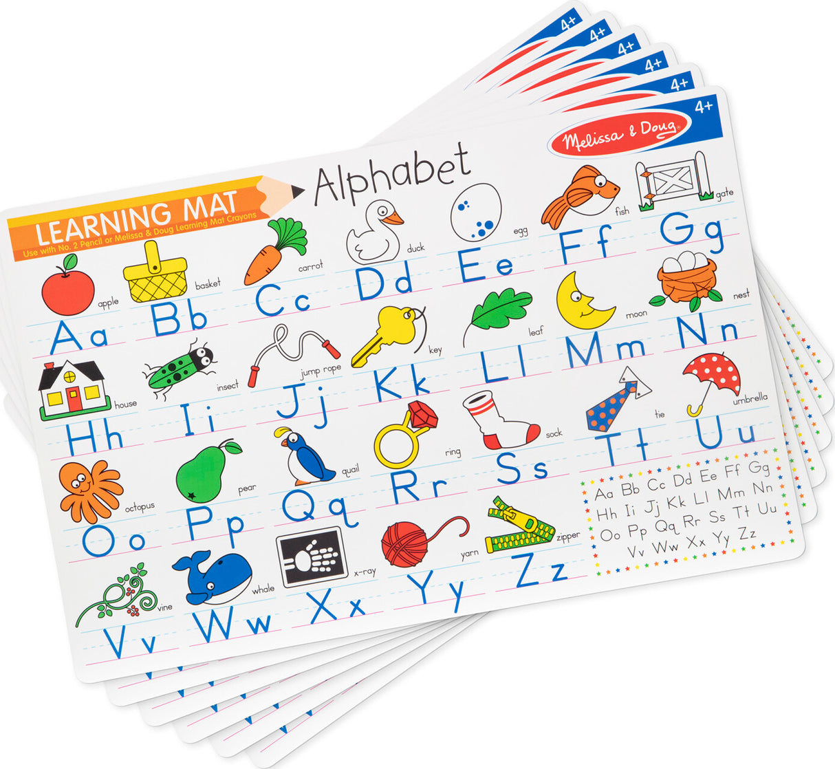 Alphabet Write-A-Mat (Bundle of 6)