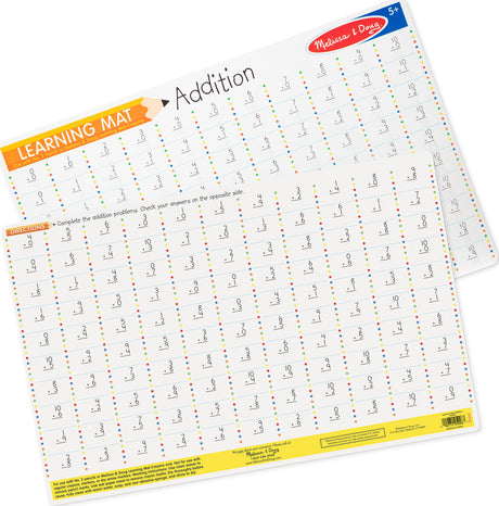 Addition Problems Write-A-Mat (Bundle of 6)