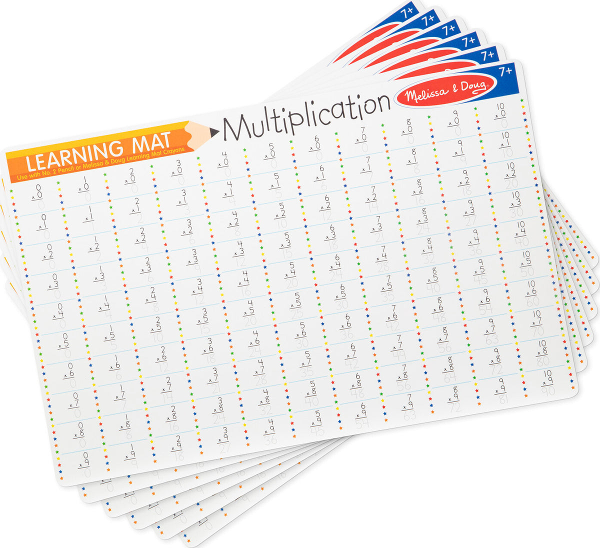 Multiplication Method Mat Multiplication Problems Write-A-Mat (Bundle of 6) – School Crossing