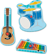 Musical Instruments Sound Puzzle - 8 Pieces