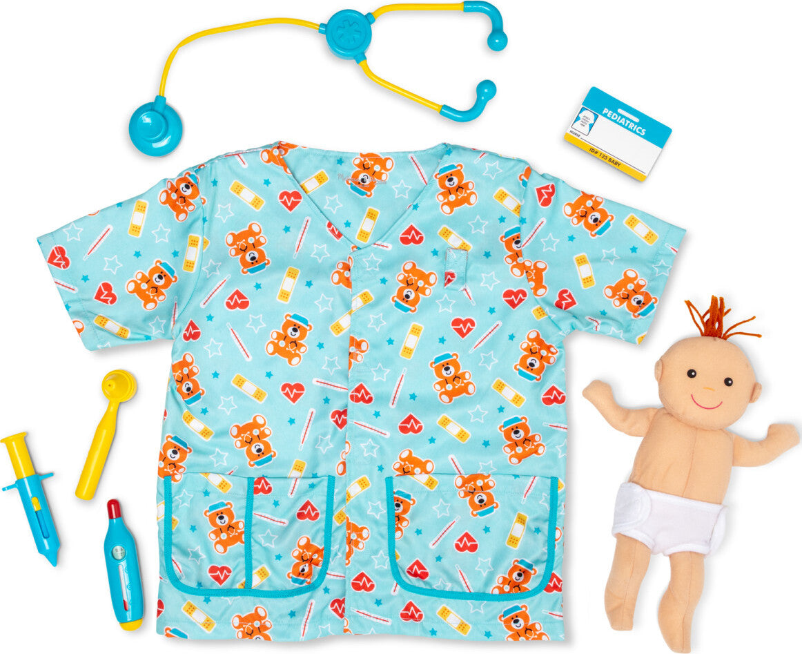 Pediatric Nurse Role Play Costume Set